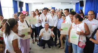 Nuevos propietarios de vivienda en el Cesar