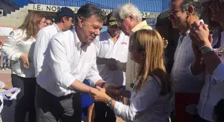 Se inauguro el colegio Nobel Juan Manuel Santos Calderon en Soledad