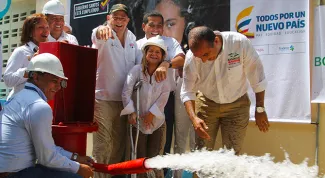 Con mas agua potable y de calidad llego el Gobierno Nacional a Magangue
