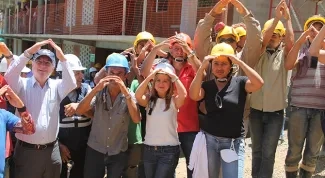 Presidente de la Republica Vicepresidente y Ministra de Vivienda asignaran primeros cupos de vivienda para afectados en Salgar