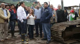 Ministra de Vivienda estuvo en Manizales evaluando soluciones de vivienda tras emergencia invernal
