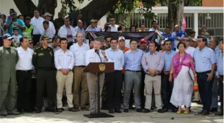 Fenómeno de El Niño pasó de moderado a fuerte, Presidente Santos hace llamado a los colombianos para ahorrar agua