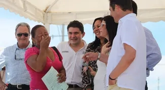 Minvivienda entregó hoy 192 casas gratis en Fundación y un pozo de agua en Santa Marta