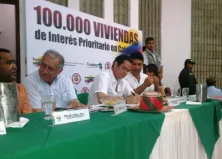 En la región Caribe, Vargas Lleras arrancó tercer ciclo de convocatorias para constructores del programa de viviendas gratis
