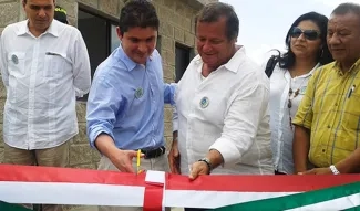 Ministro de Vivienda inauguró obras de acueducto y alcantarillado en Galapa, Atlántico
