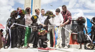 Minvivienda inauguró millonarias obras de acueducto y alcantarillado en Santa Lucía, Atlántico