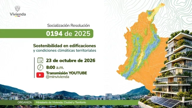 invitacion sostenibilidad en edificaciones