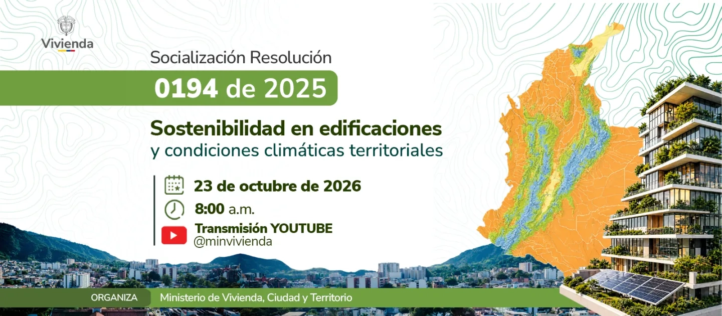 banner horizontal sostenibilidad en edificaciones