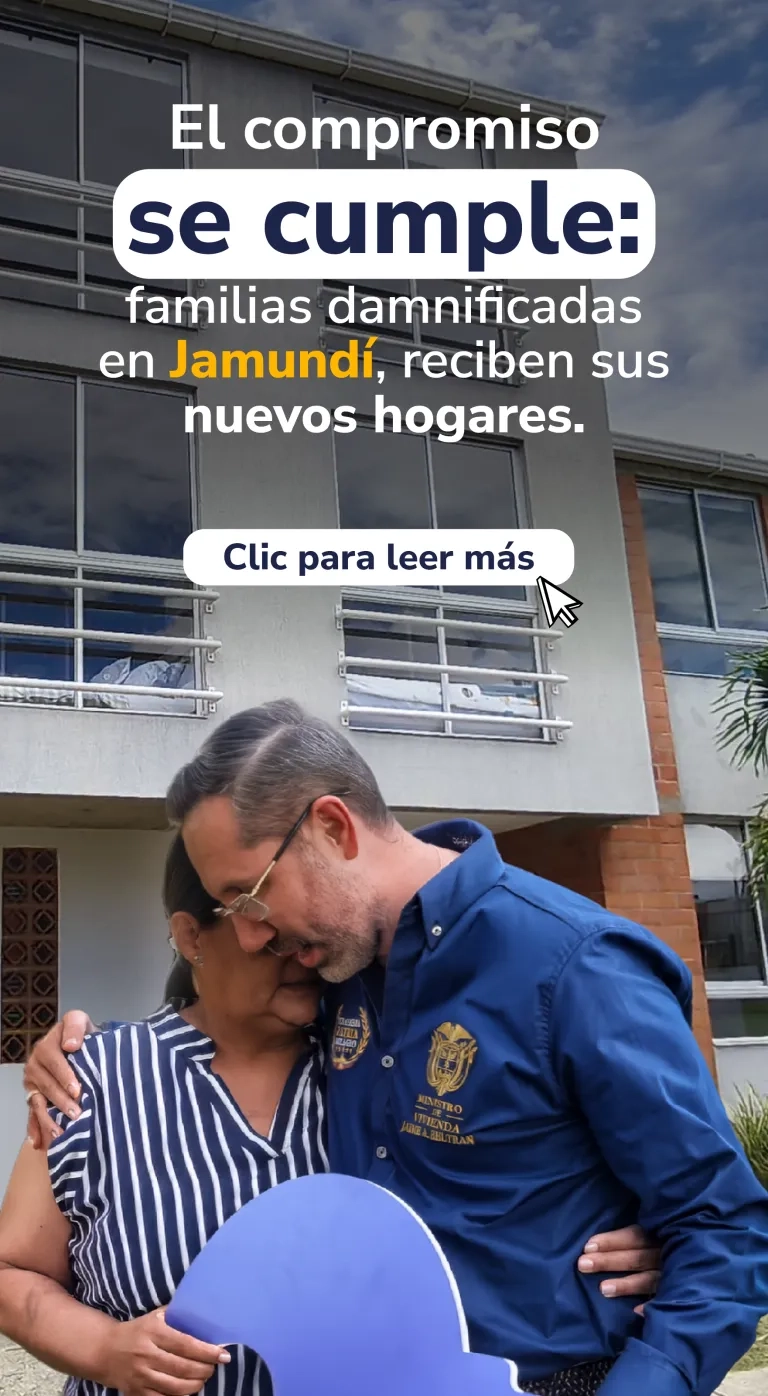 PIEZA GRAFICA COMUNICADO SE CUMPLE A FAMILIAS DAMNIFICADAS DE JAMUNDI