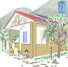 Icono convocatoria vivienda rural en nuestro hábitat biodiverso