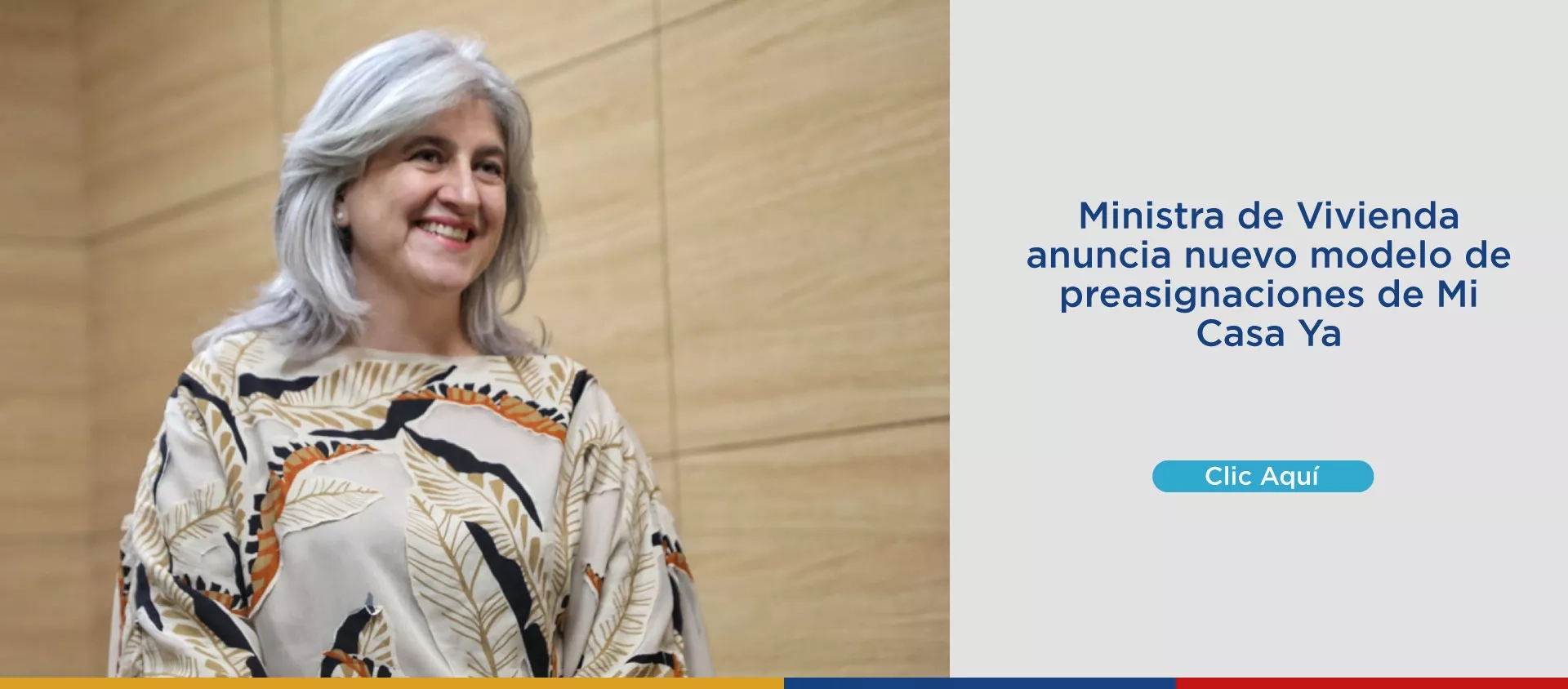 Ministra de Vivienda anuncia nuevo modelo de preasignaciones de Mi Casa Ya