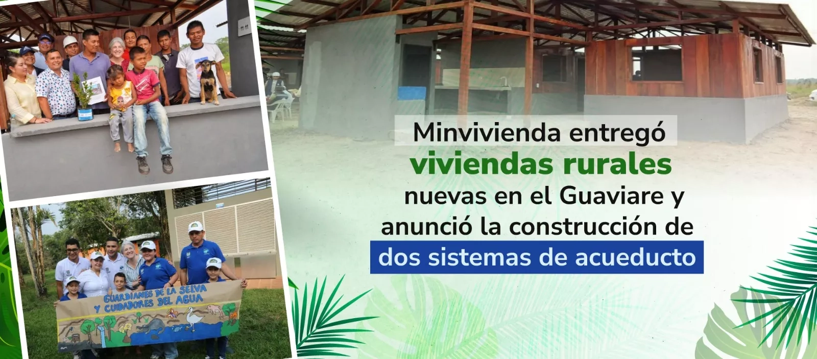 Minvivienda llegó a San Andrés con soluciones de agua y vivienda para sus habitantes