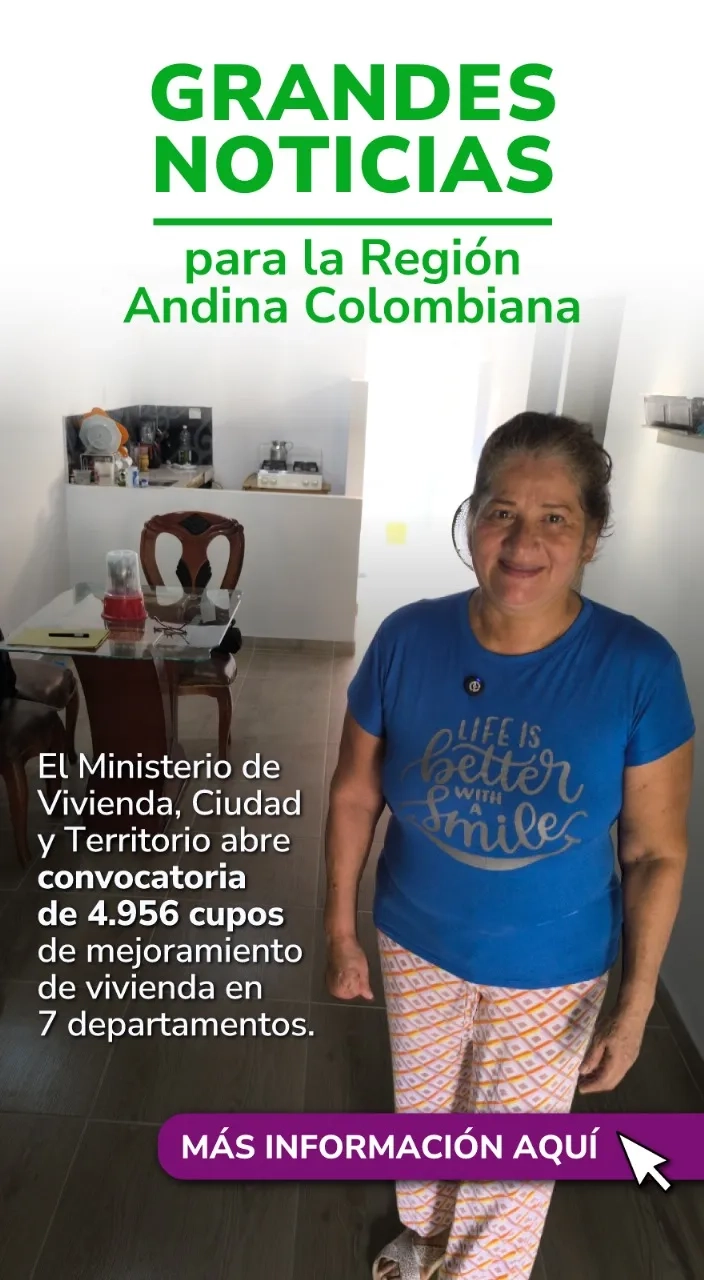 PIEZA GRÁFICA CONVOCATORIA MEJORAMIENTOS REGION ANDINA