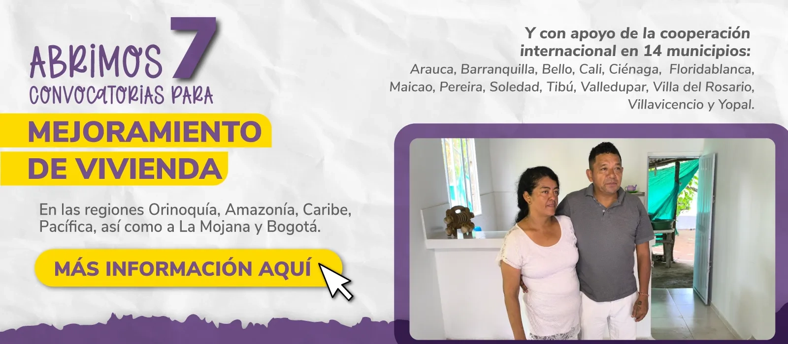 PIEZA GRAFICA CONVOCATORIA MEJORAMIENTOS DE VIVIENDA