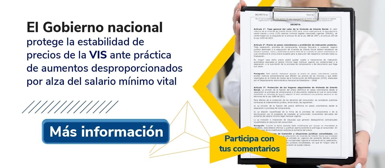PIEZA GRAFICA COMUNICADO COBIERNO PROTEGE ESTABILIDAD DE PRECIOS EN LA VIS 