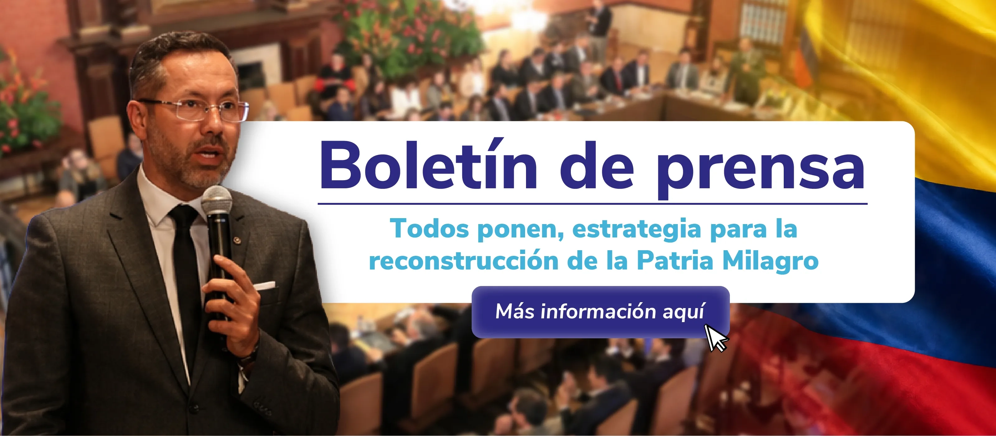 PIEZA GRÁFICA COMUNICADO TODOS PONEN, ESTRATEGIA PATRIA MILAGRO