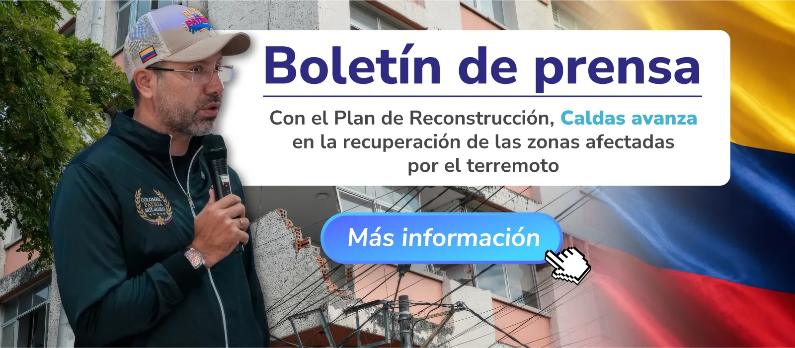 PIEZA GRAFICA COMUNICADO RECONSTRUCCION CALDAS